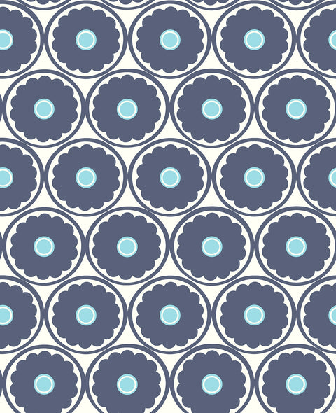Buttercup Blue Flower Wallpaper