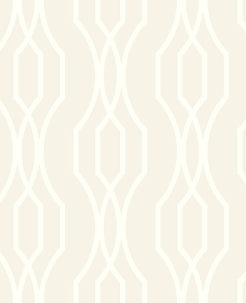 Coventry Eggshell Trellis Wallpaper