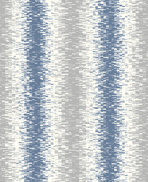 Quake Blue Abstract Stripe Wallpaper