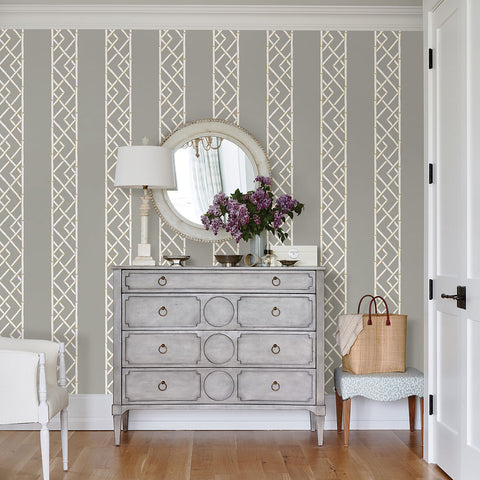 Citrine Latticework Wallpaper