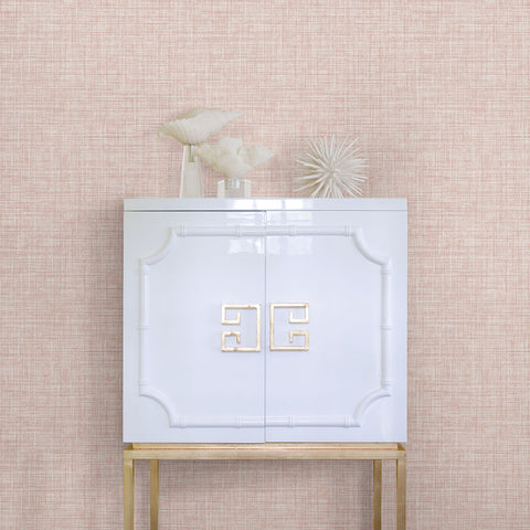 Poise Pink Linen Wallpaper