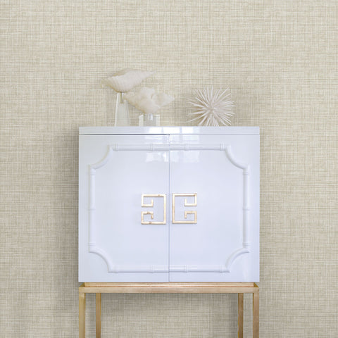 Poise Beige Linen Wallpaper