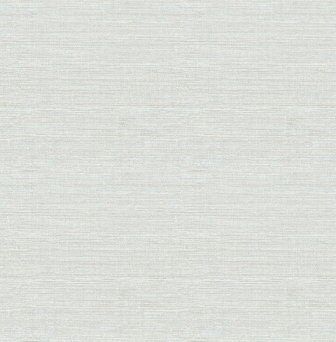 Lilt Light Blue Faux Grasscloth Wallpaper