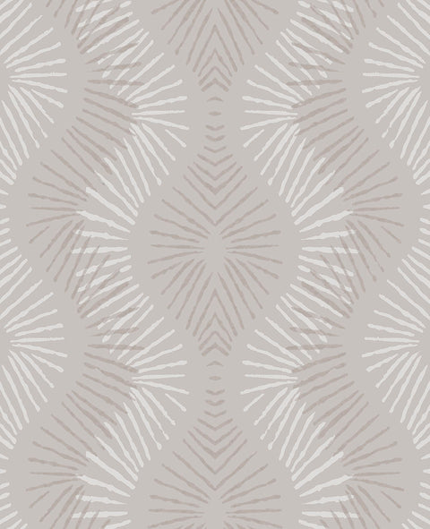 Feliz Champagne Beaded Ogee Wallpaper