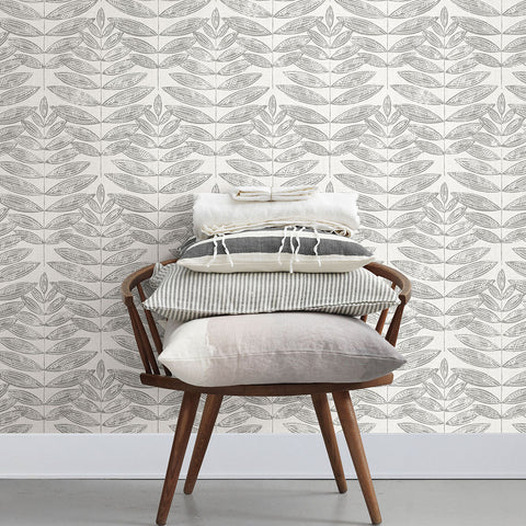 2821-25101 Akira Dove Leaf Wallpaper