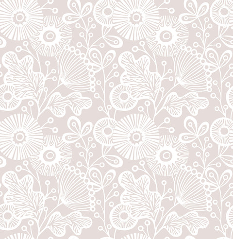 2821-25109 Ana Rose Floral Wallpaper