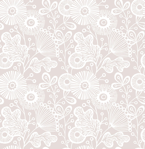 2821-25109 Ana Rose Floral Wallpaper