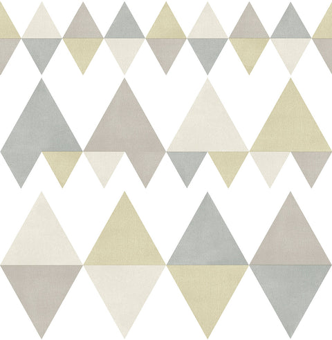 2821-25127 Trilogy Sage Geometric Wallpaper