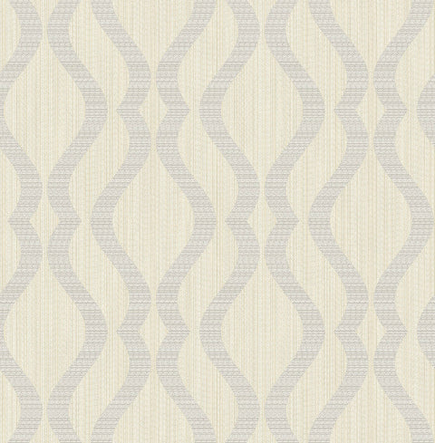 2834-25064 Yves Multicolor Ogee Wallpaper