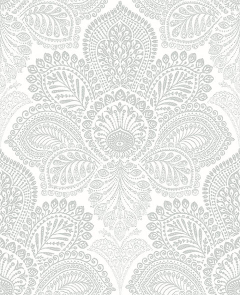 2861-25730 Triumph Off-White Medallion Wallpaper