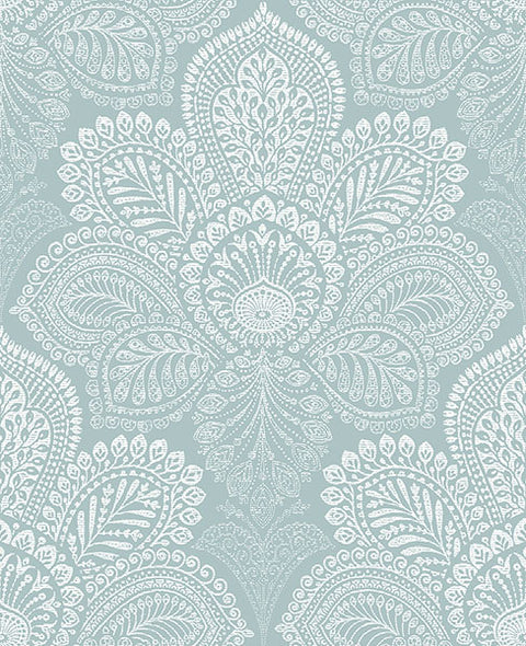 2861-25731 Triumph Light Blue Medallion Wallpaper
