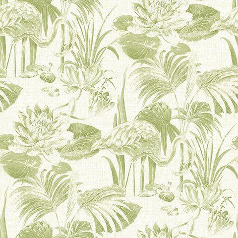 2861-87526 Frolic Green Lagoon Wallpaper