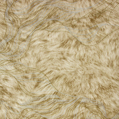 2871-88720 Abruzzo Beige Wolf Wave Wallpaper