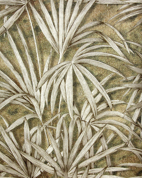 2871-88750 Veneto Brown Palm Tree Wallpaper