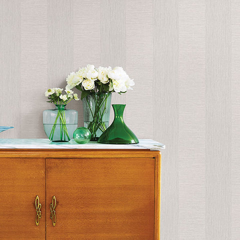 2896-25305 Intrepid Grey Textured Stripe Wallpaper