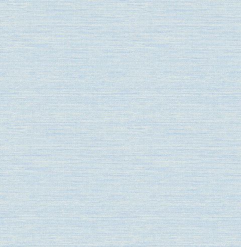 2901-24283 Agave Bliss Sky Blue Faux Grasscloth Wallpaper