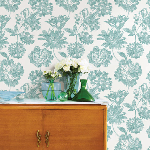 2901-25419 Folia Light Green Floral Wallpaper