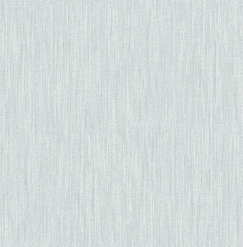 2903-25287 Chenille Light Blue Faux Linen Wallpaper