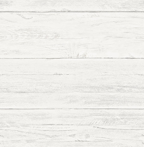 2904-22307 Adair White Shiplap Wallpaper
