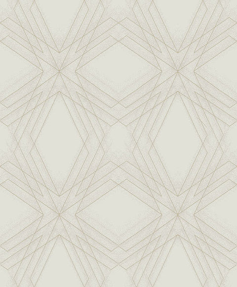 2908-87108 Relativity Grey Geometric Wallpaper
