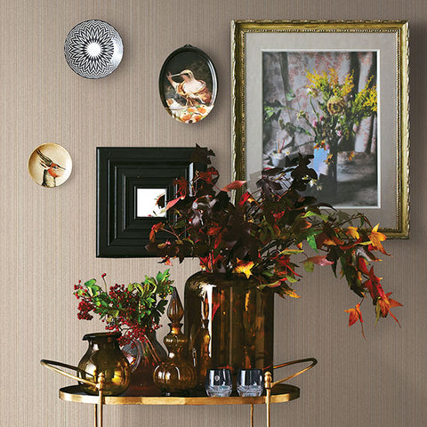 2910-2710 Paxton Taupe Cord String Wallpaper