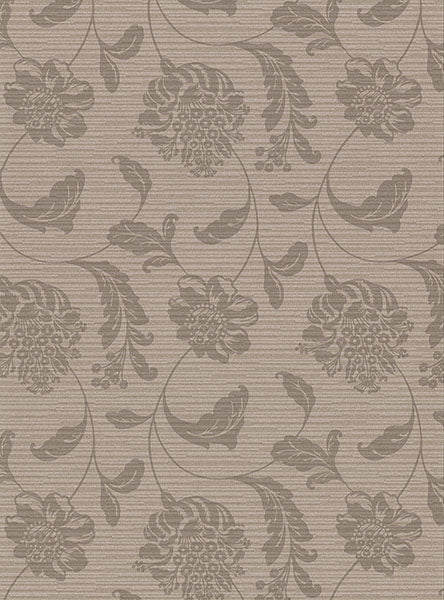 2910-2751 Holiday Brown Jacobean Wallpaper