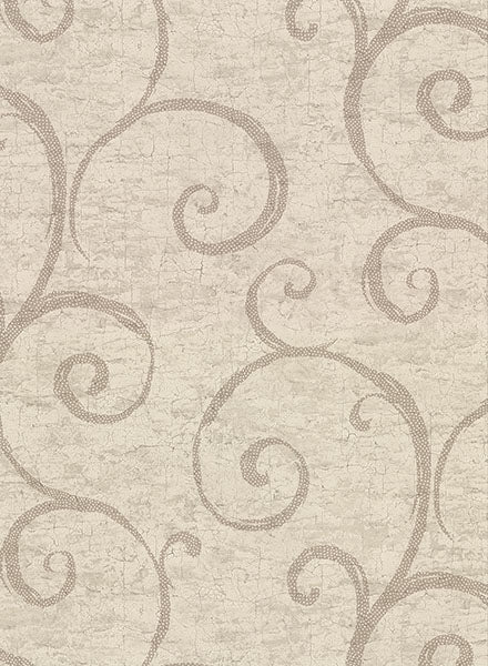 2921-50707 Newbury Taupe Geometric Faux Plaster Wallpaper