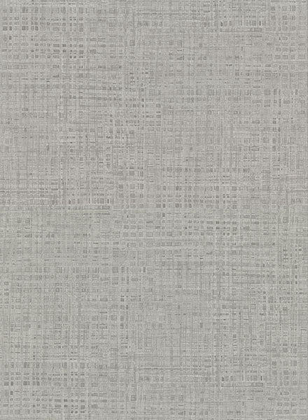 2921-50928 Montgomery Pewter Faux Grasscloth Wallpaper
