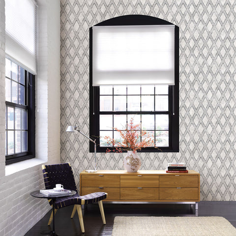 2921-51000 Dartmouth Light Grey Faux Plaster Geometric Wallpaper