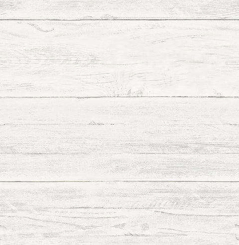 2922-22307 Colleen White Washed Boards Wallpaper