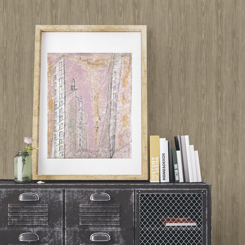 2922-43056Z Chase Light Brown Faux Wood Texture Wallpaper