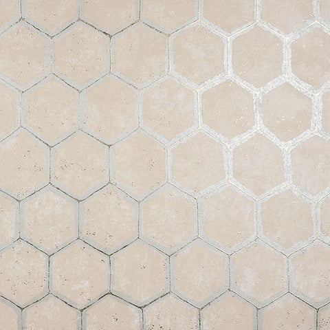 2927-00405 Starling Copper Honeycomb Wallpaper