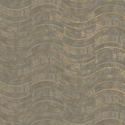 2927-10804 Hydra Light Grey Geometric Wallpaper