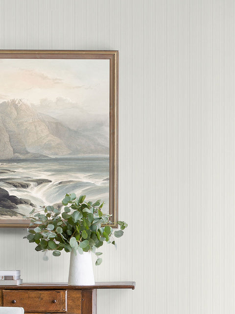 2927-80310 Sebasco Dove Vertical Pinstripe Wallpaper