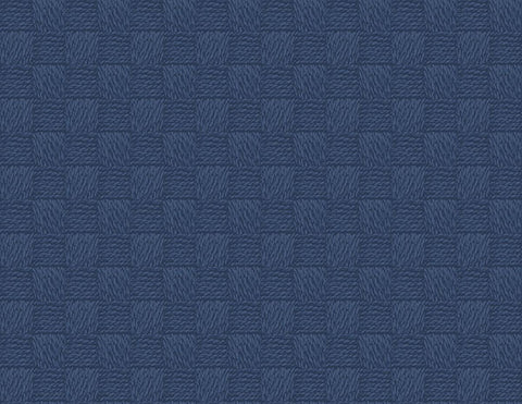 2927-80802 Calabash Navy Rope Basketweave Wallpaper