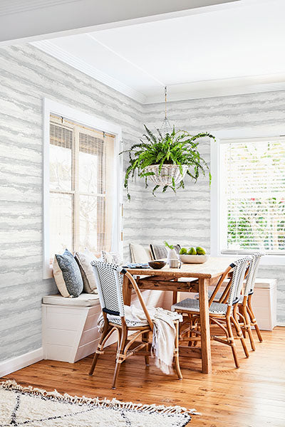 2927-81400 Truro Grey Weathered Shiplap Wallpaper
