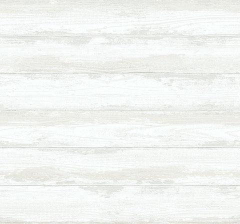 2927-81405 Truro Bone Weathered Shiplap Wallpaper