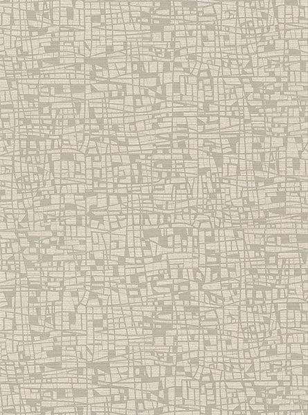 2945-1112 Tiffany Taupe Abstract Geometric Wallpaper