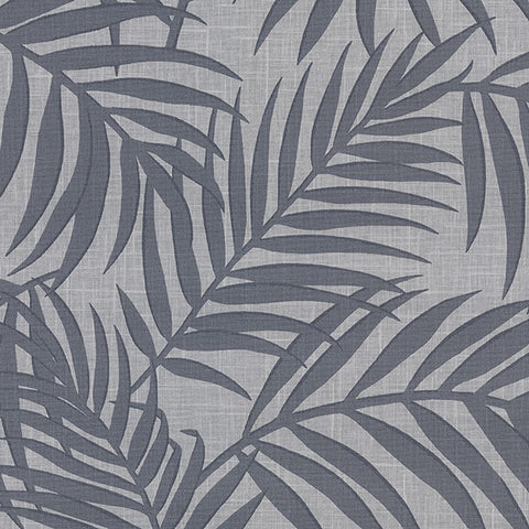 2945-1131 Lanai Pewter Fronds Wallpaper