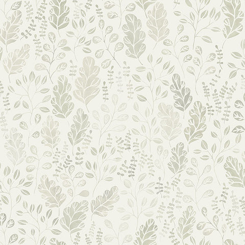 2948-27011 Isha Beige Leaf Wallpaper