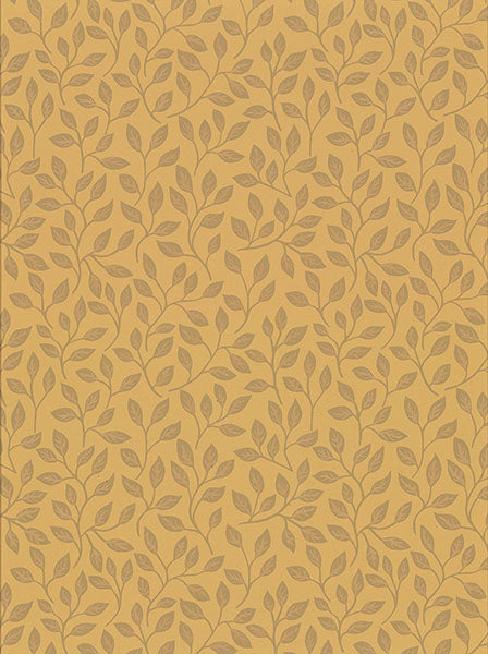 2948-33017 Posey Mustard Vines Wallpaper