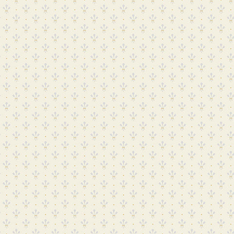 2948-33026 Lili White Miniature Floral Wallpaper