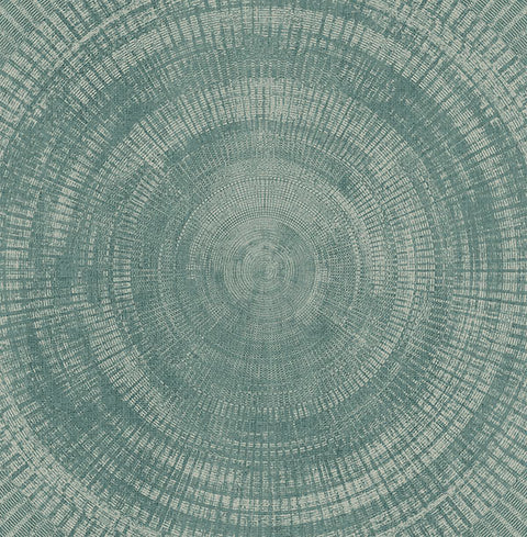 2949-61114 Lalit Teal Medallion Wallpaper