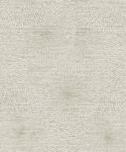2959-SDM04002 Zion Taupe Starburst Wallpaper