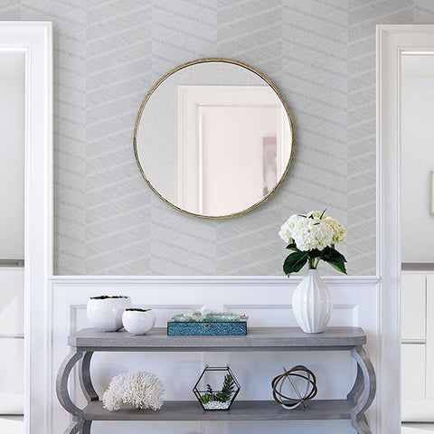 2964-25920 Aspen Grey Chevron Wallpaper