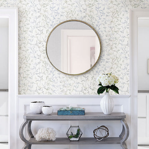2964-25935 Thea Grey Floral Trail Wallpaper
