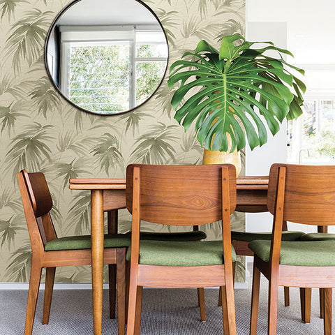 2964-87412 Darlana Sage Grasscloth Wallpaper