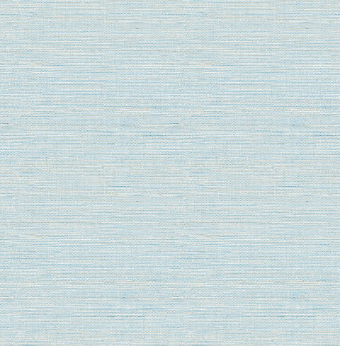 2969-24283 Agave Blue Imitation Grasscloth Wallpaper