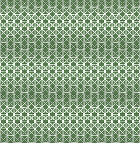 2969-26001 Lisbeth Green Geometric Lattice Wallpaper