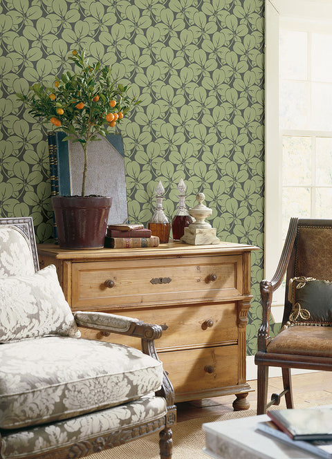 2970-26109 Robert Green Clover Wallpaper